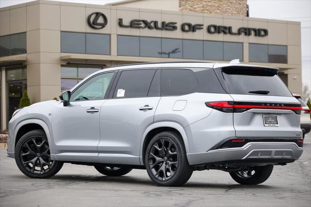 new 2025 Lexus TX 500h car, priced at $73,334