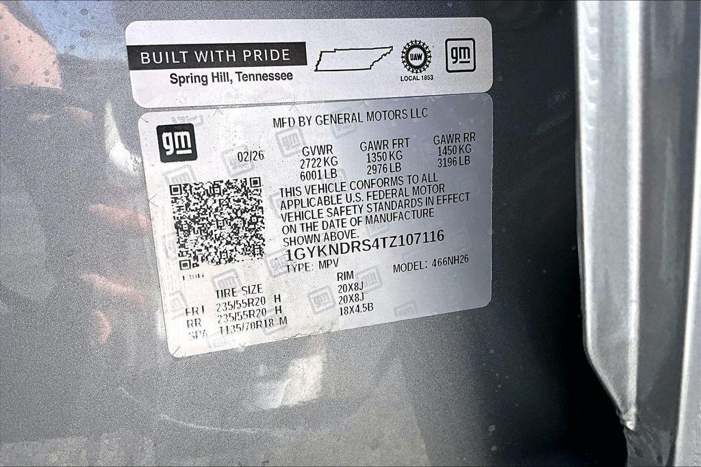 new 2026 Cadillac XT5 car, priced at $60,470