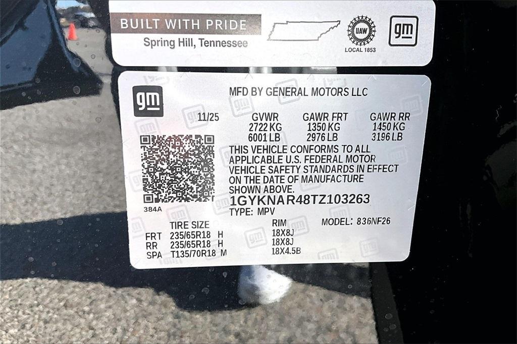 new 2026 Cadillac XT5 car, priced at $45,815