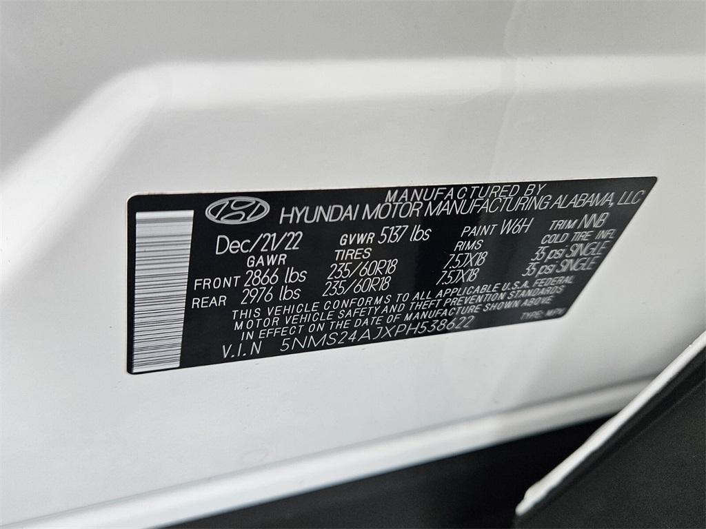 used 2023 Hyundai Santa Fe car, priced at $19,520