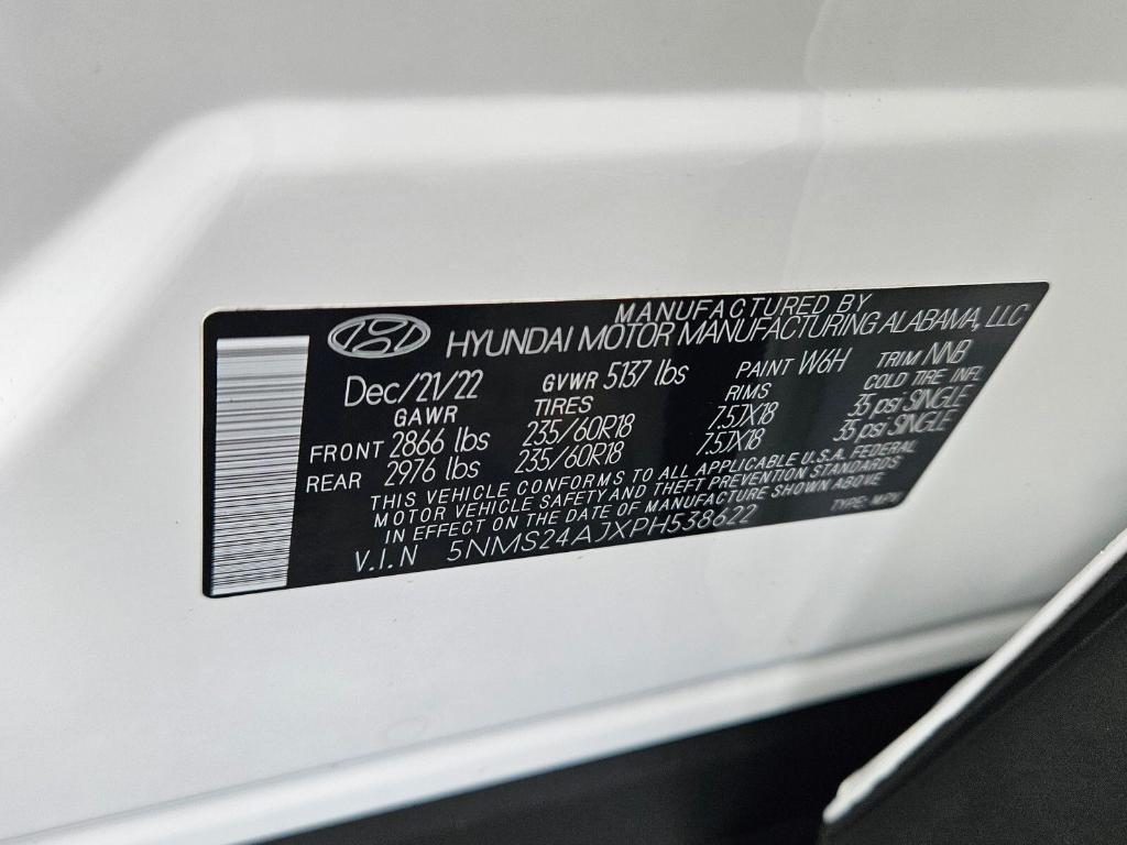 used 2023 Hyundai Santa Fe car, priced at $19,420