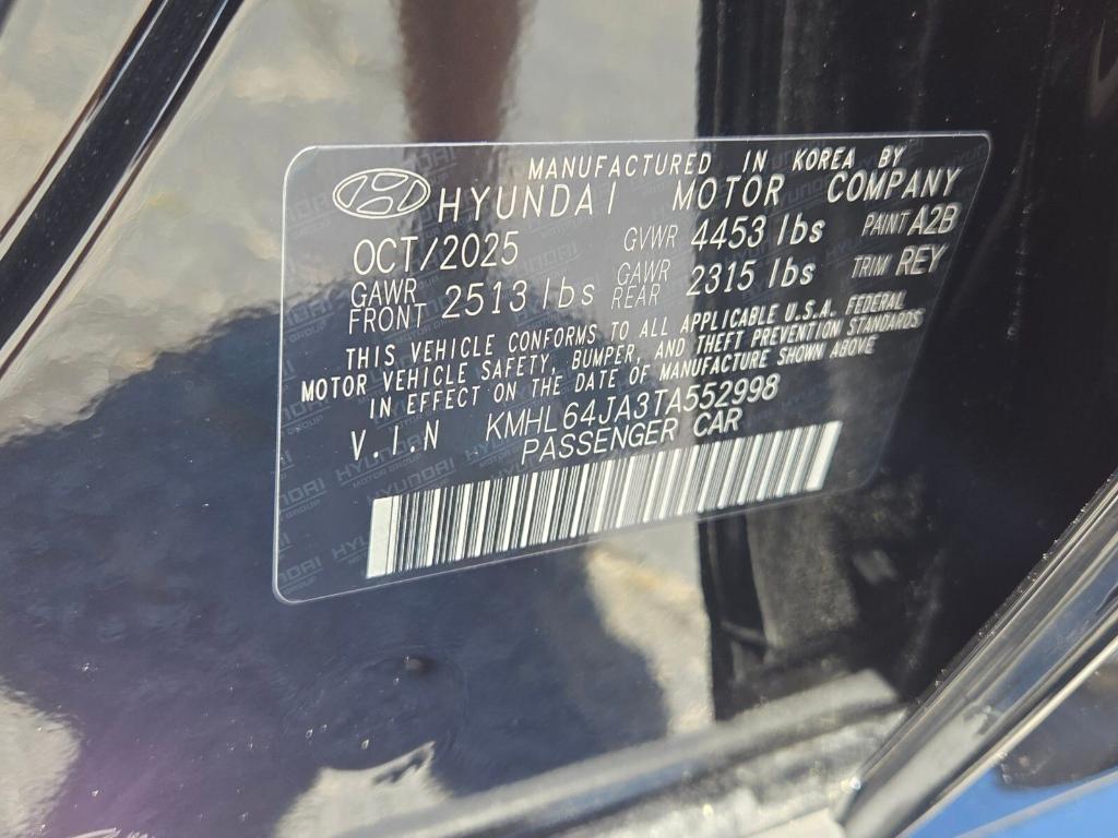 new 2026 Hyundai Sonata car, priced at $27,174