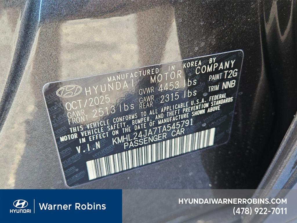 new 2026 Hyundai Sonata car, priced at $27,342