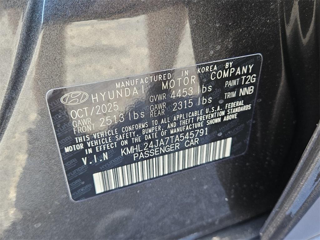 new 2026 Hyundai Sonata car, priced at $27,342