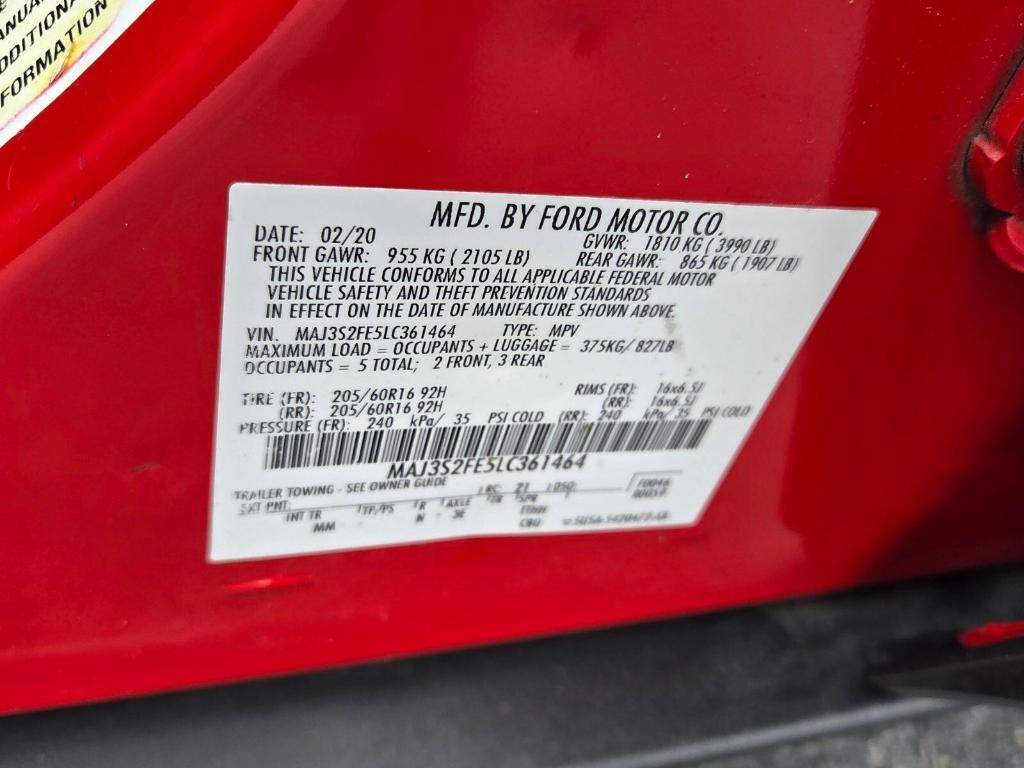 used 2020 Ford EcoSport car, priced at $9,520