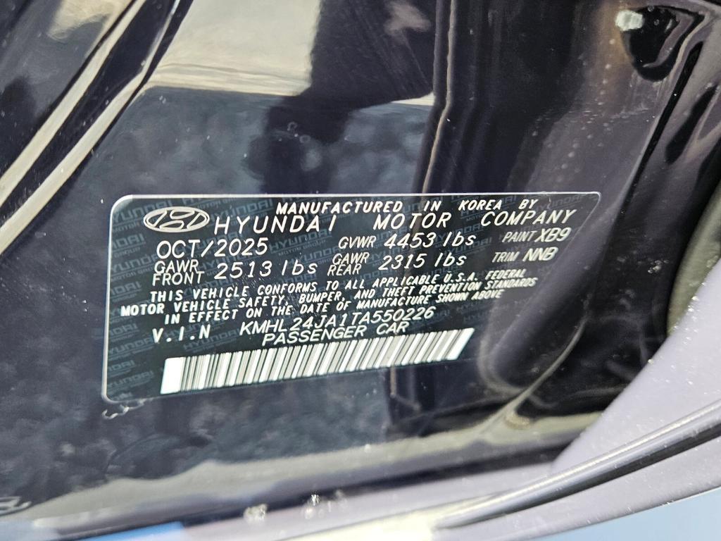 new 2026 Hyundai Sonata car, priced at $27,342