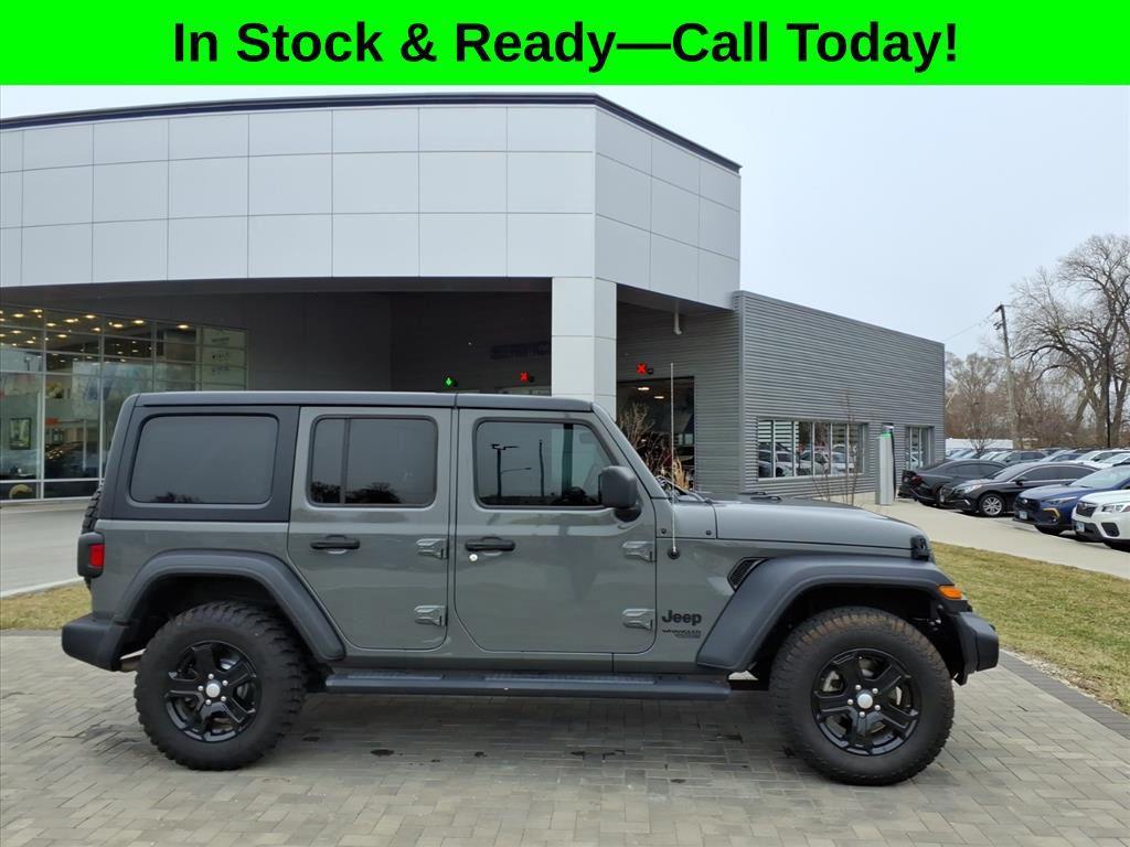 used 2021 Jeep Wrangler Unlimited car, priced at $23,862