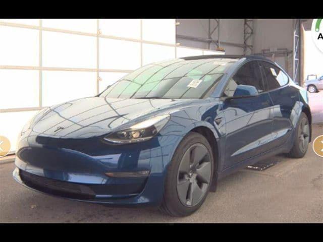 used 2022 Tesla Model 3 car, priced at $26,407