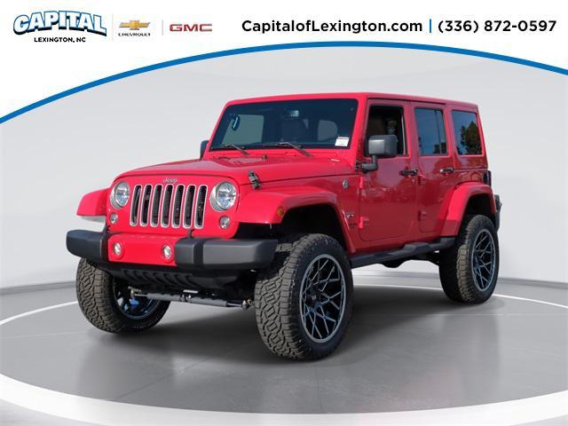 used 2016 Jeep Wrangler Unlimited car, priced at $16,385