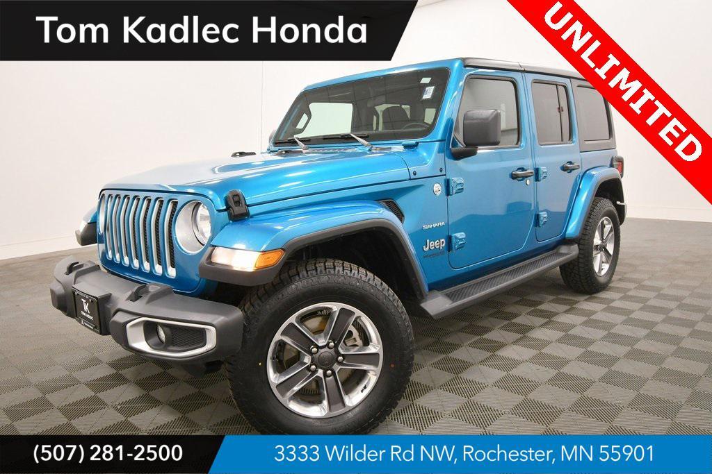 used 2020 Jeep Wrangler Unlimited car, priced at $19,499