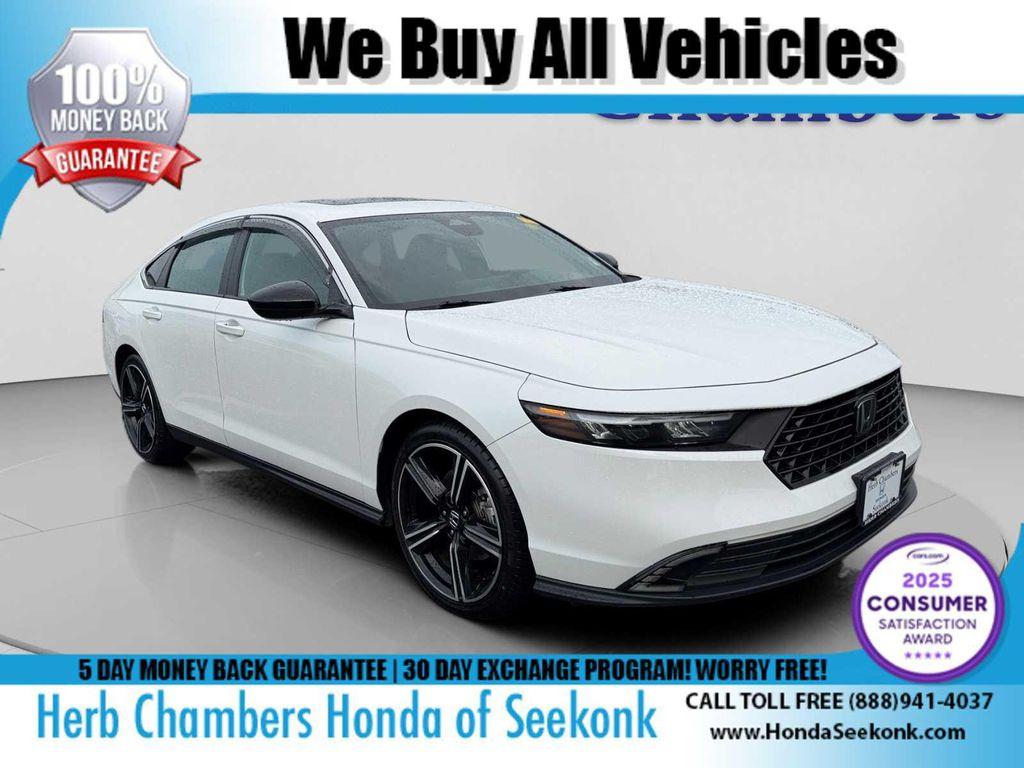 used 2024 Honda Accord Hybrid car, priced at $26,200