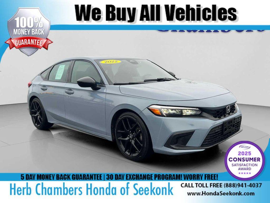 used 2022 Honda Civic car, priced at $24,467