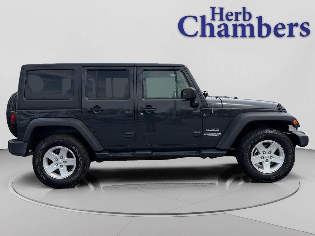 used 2017 Jeep Wrangler Unlimited car, priced at $12,847