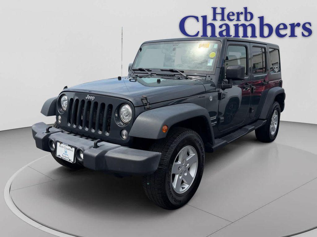 used 2017 Jeep Wrangler Unlimited car, priced at $10,497