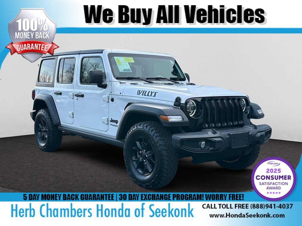 used 2022 Jeep Wrangler Unlimited car, priced at $27,968