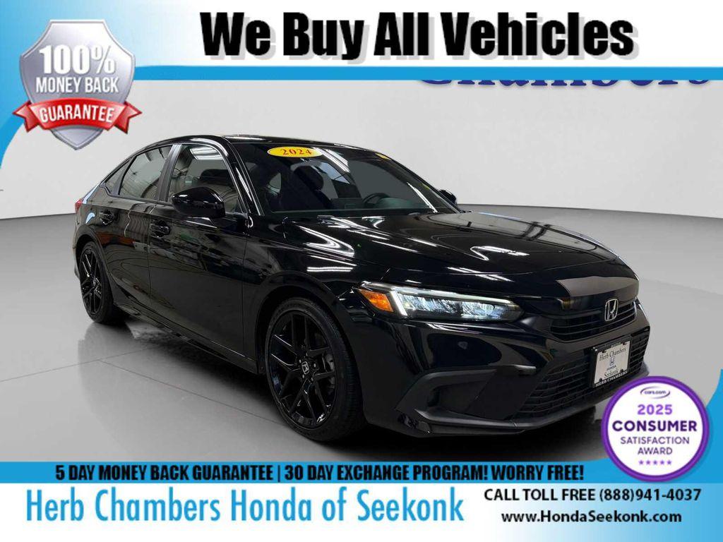 used 2024 Honda Civic car, priced at $24,488