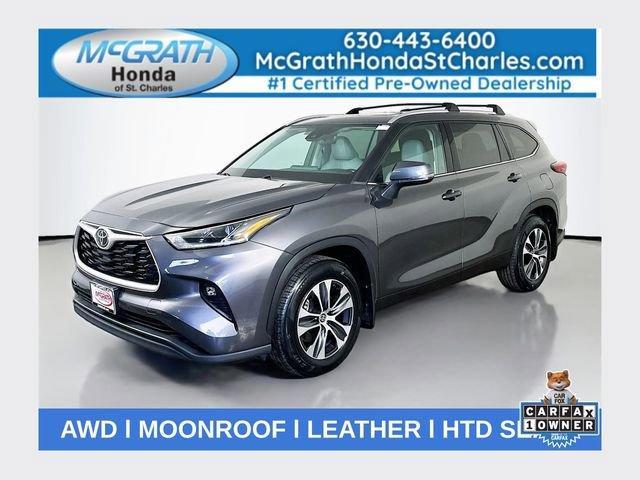 used 2021 Toyota Highlander car, priced at $28,412
