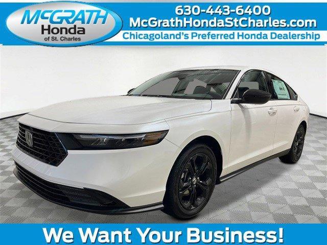 new 2025 Honda Accord car, priced at $30,750