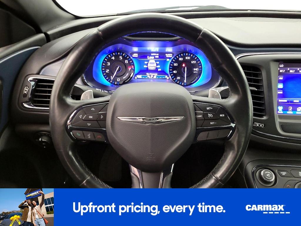 used 2015 Chrysler 200 car, priced at $12,998