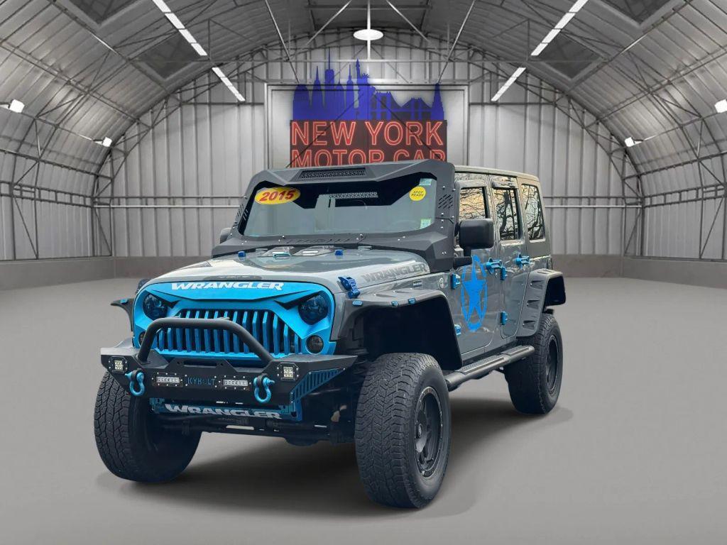 used 2015 Jeep Wrangler Unlimited car, priced at $13,990