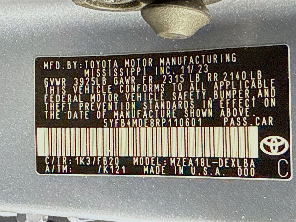 used 2024 Toyota Corolla car, priced at $19,687