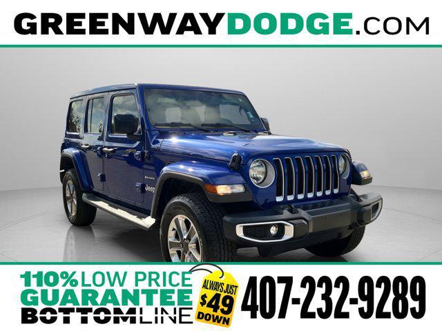 used 2020 Jeep Wrangler Unlimited car, priced at $25,598