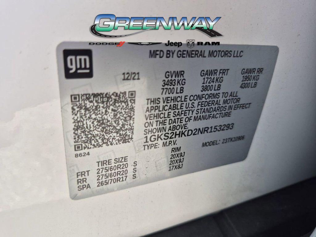 used 2022 GMC Yukon XL car, priced at $55,534