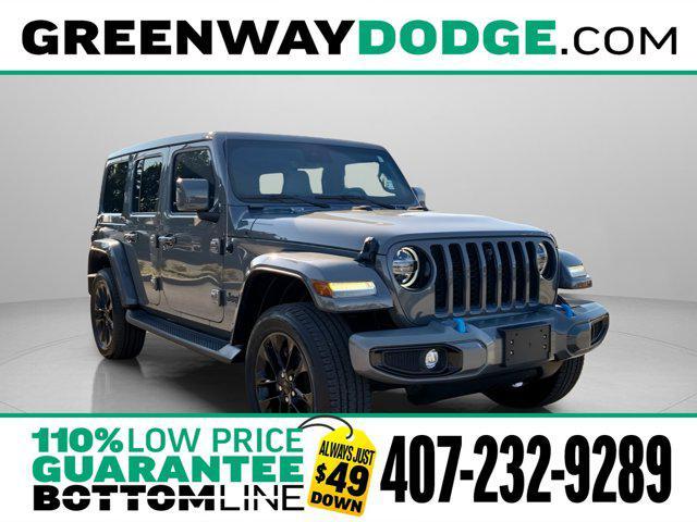 used 2021 Jeep Wrangler Unlimited 4xe car, priced at $32,203