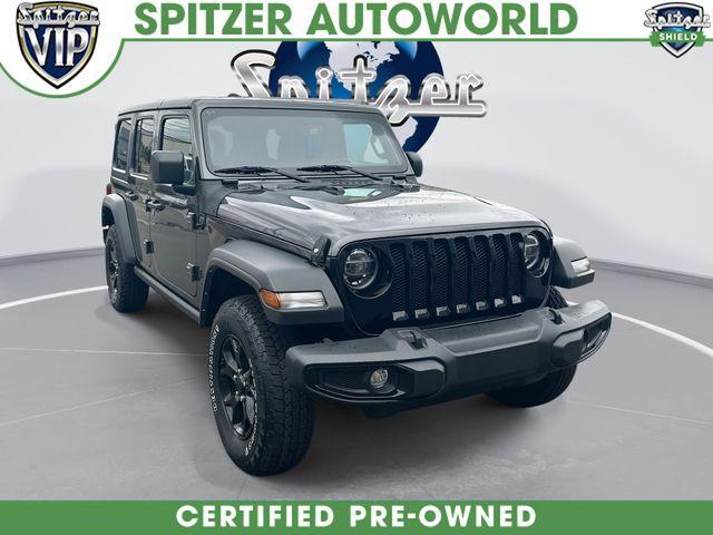 used 2021 Jeep Wrangler Unlimited car, priced at $30,351