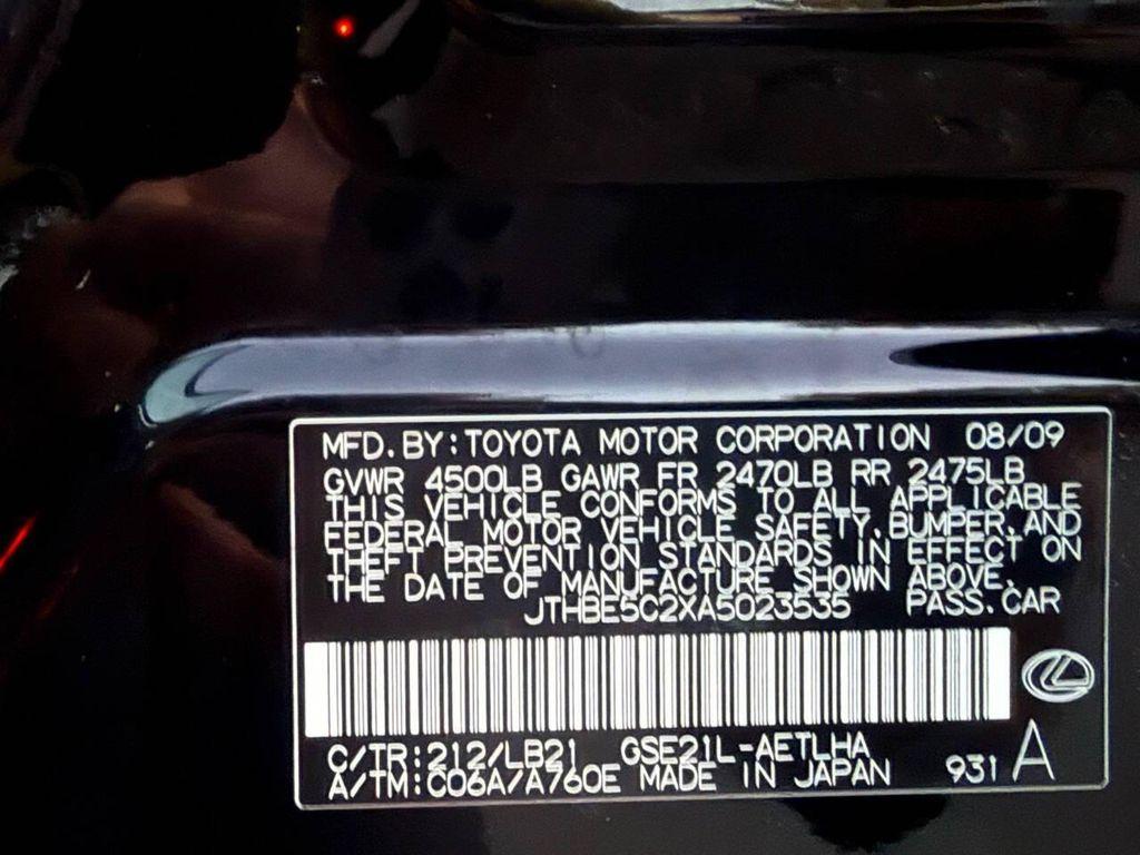 used 2010 Lexus IS 350 car, priced at $10,599