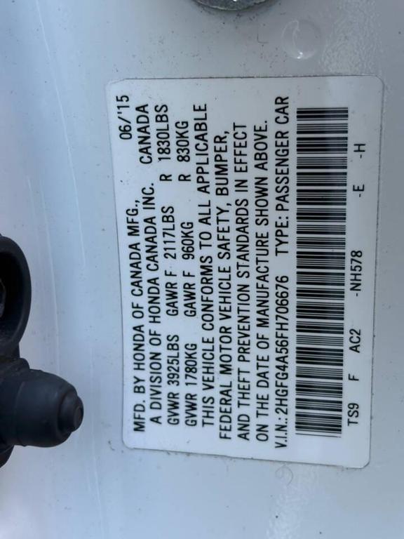 used 2015 Honda Civic car, priced at $13,999