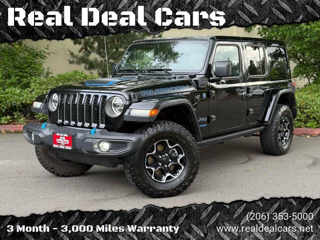 used 2022 Jeep Wrangler Unlimited 4xe car, priced at $33,999