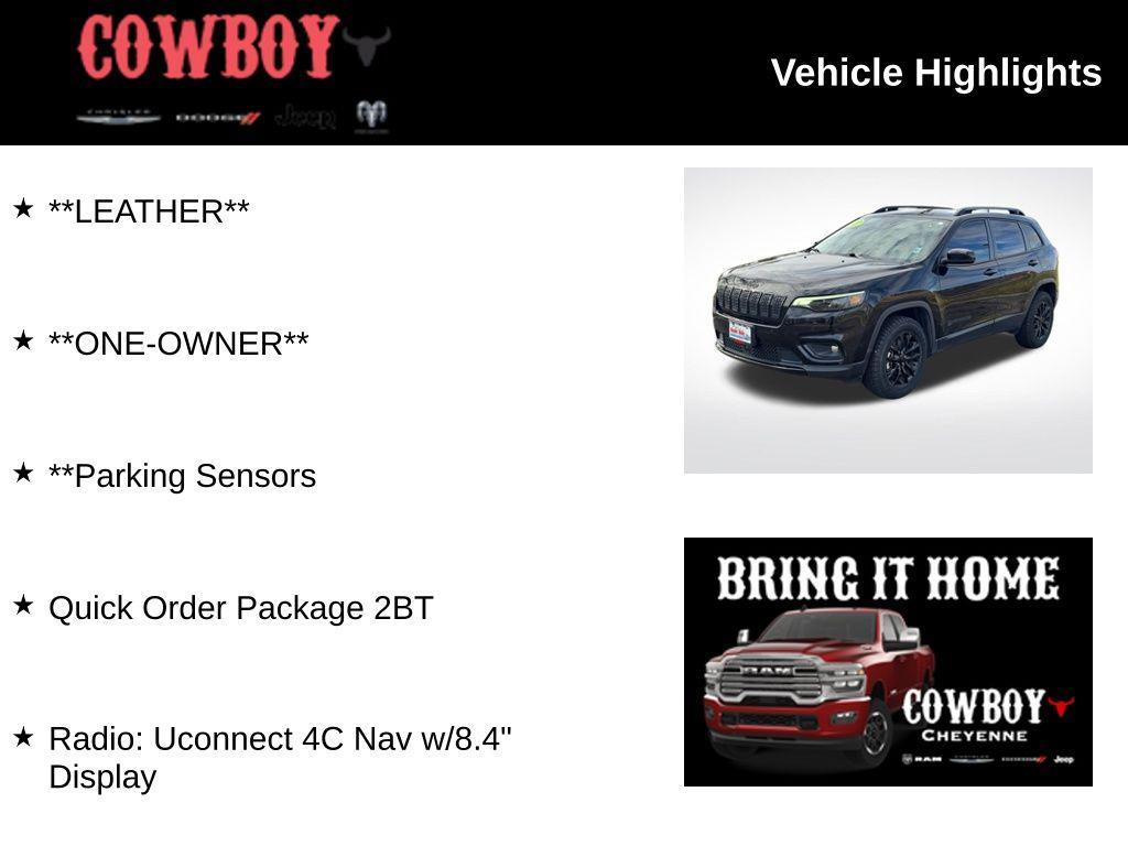 used 2023 Jeep Cherokee car, priced at $22,695