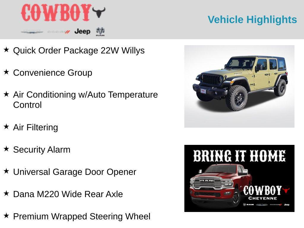 new 2026 Jeep Wrangler car, priced at $50,962