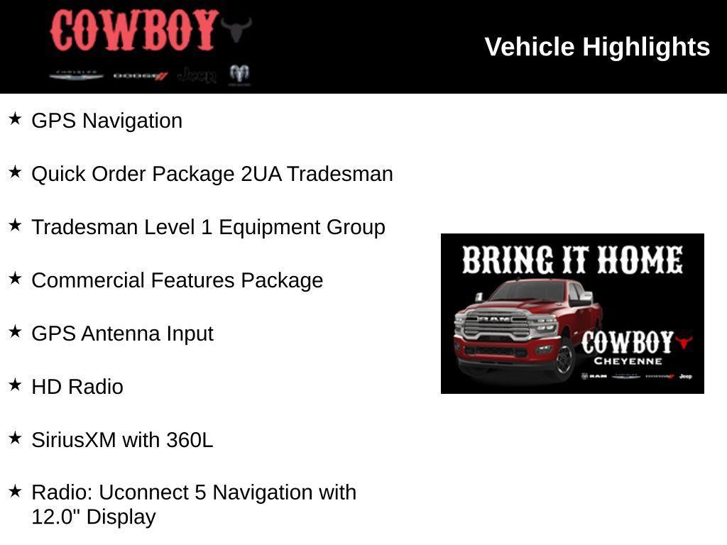 new 2026 Ram 2500 car, priced at $52,832