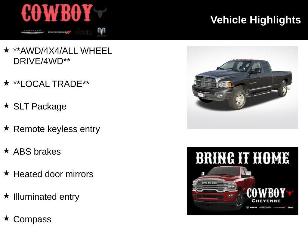 used 2004 Dodge Ram 3500 car, priced at $22,695