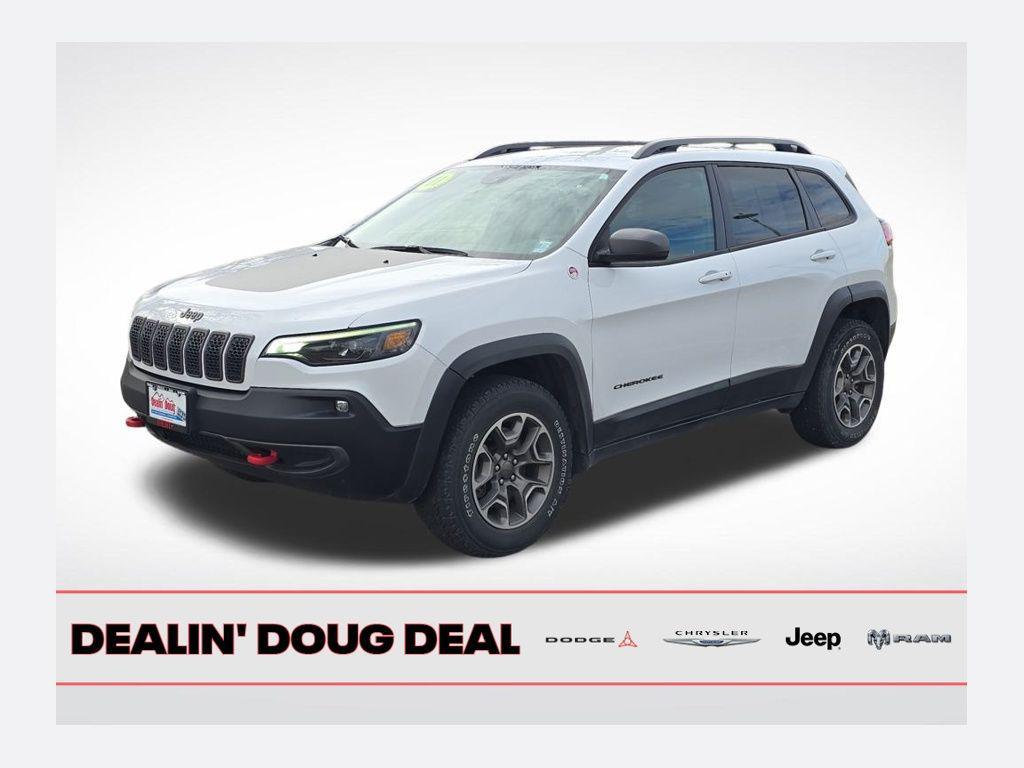 used 2021 Jeep Cherokee car, priced at $22,495