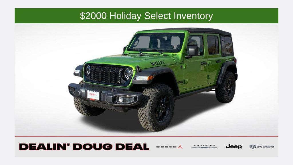 new 2025 Jeep Wrangler car, priced at $40,574