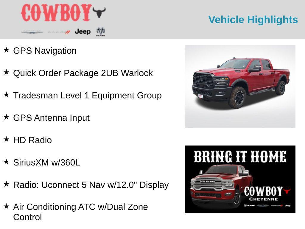 new 2026 Ram 2500 car, priced at $53,708
