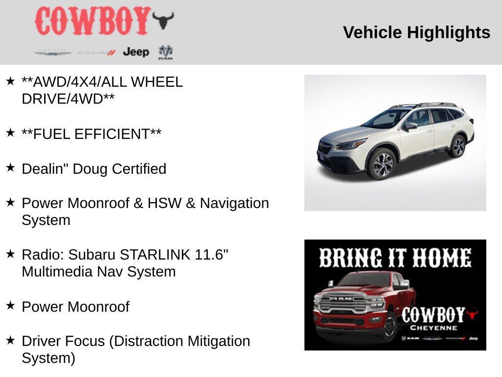 used 2020 Subaru Outback car, priced at $24,895