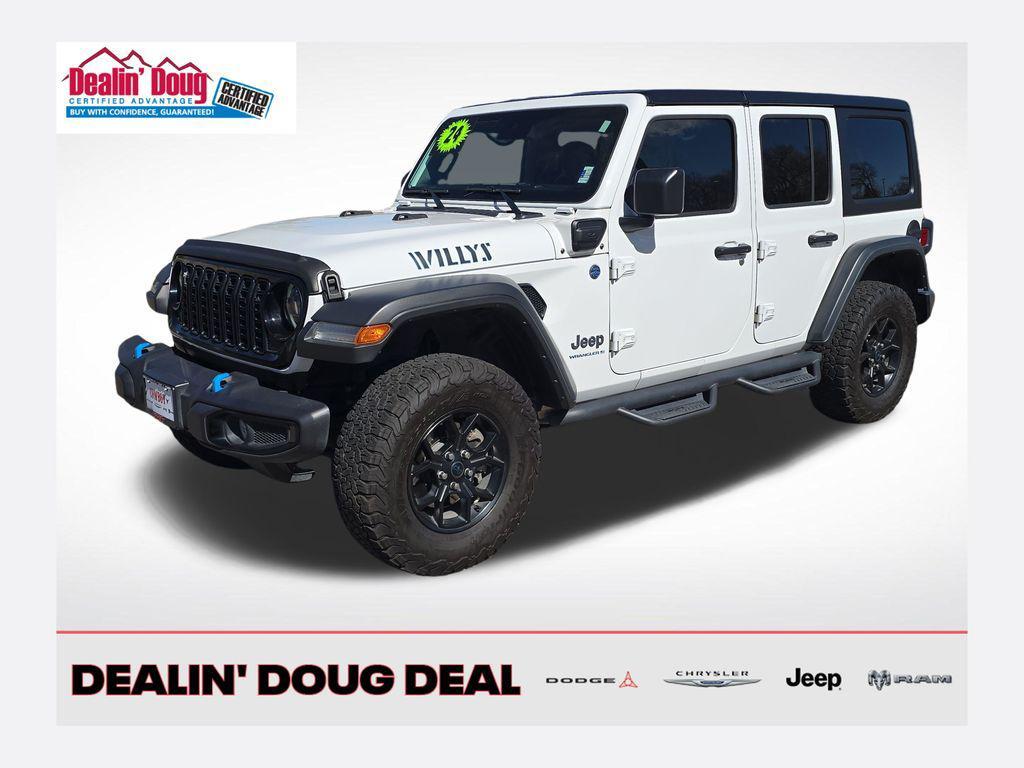 used 2024 Jeep Wrangler 4xe car, priced at $35,694