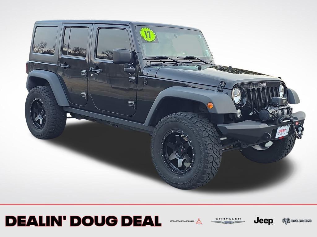used 2017 Jeep Wrangler Unlimited car, priced at $21,495
