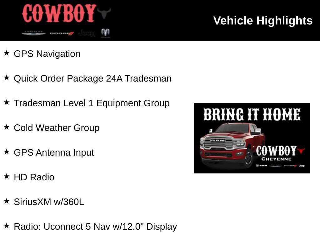 new 2026 Ram 2500 car, priced at $65,584