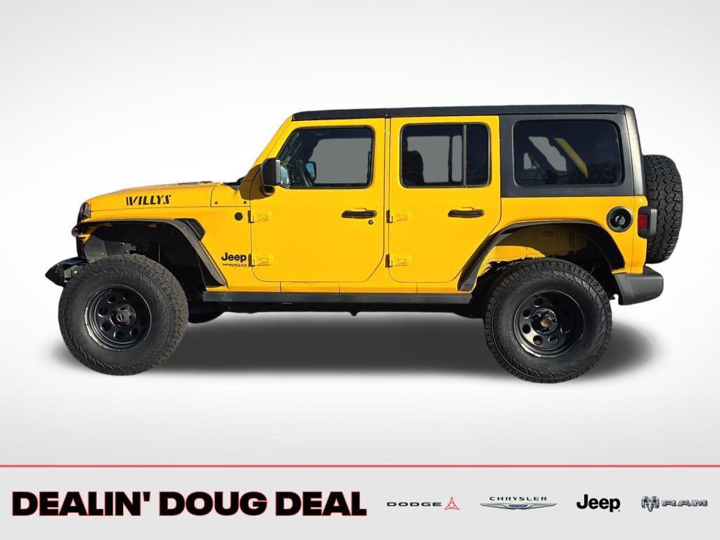 used 2021 Jeep Wrangler Unlimited car, priced at $29,495