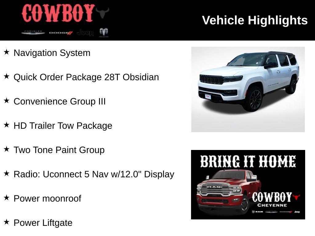 new 2025 Jeep Grand Wagoneer car, priced at $79,115