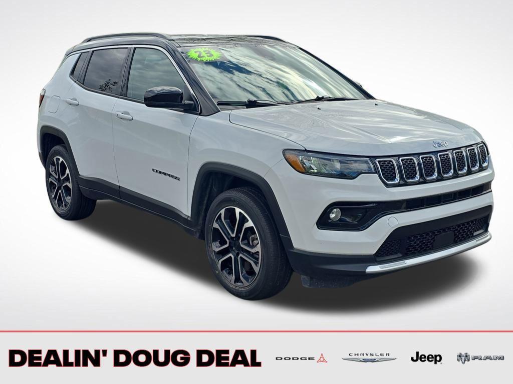 used 2023 Jeep Compass car, priced at $21,495