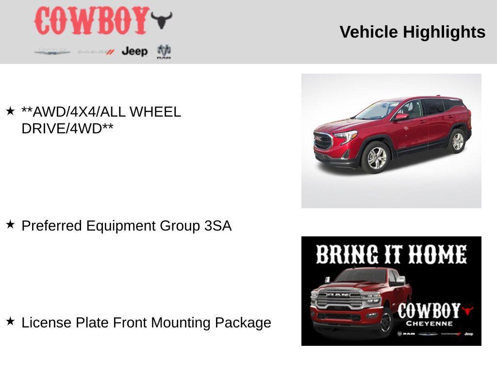 used 2020 GMC Terrain car, priced at $17,695