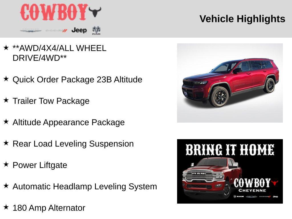 used 2025 Jeep Grand Cherokee L car, priced at $41,895