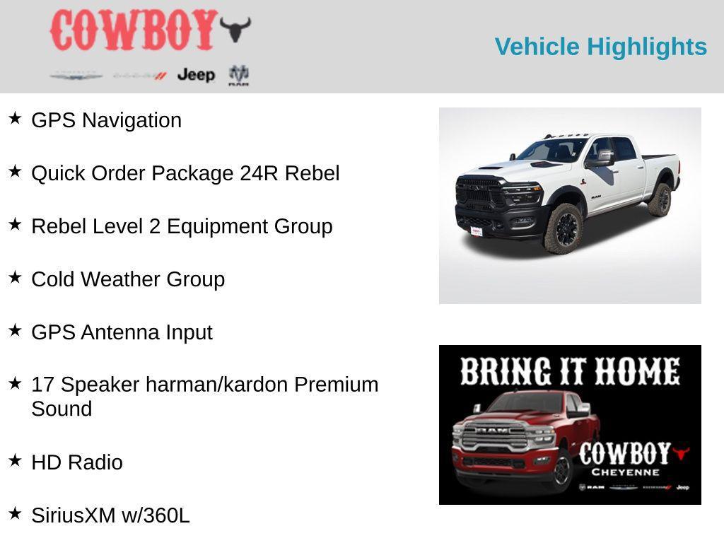 new 2026 Ram 2500 car, priced at $85,471