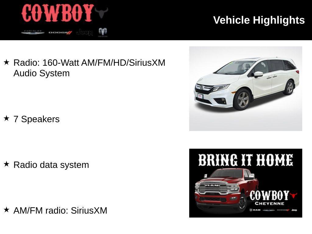 used 2019 Honda Odyssey car, priced at $18,995